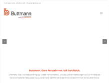 Tablet Screenshot of buttmann.de